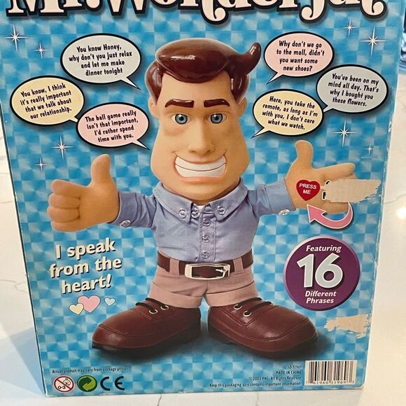 Mr Wonderful Talking Toy in box, needs batteries. - Picture 2 of 3
